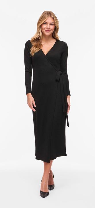 Produktbild Vila VIRAFFI Midi Kleid mit V-Ausschnitt (M)