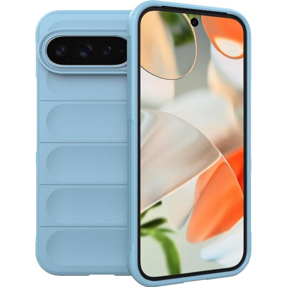 Screenguard CloudCase Copertura per Google Pixel 9 Pro XL (Google Pixel 9 Pro XL), Cover smartphone, Blu