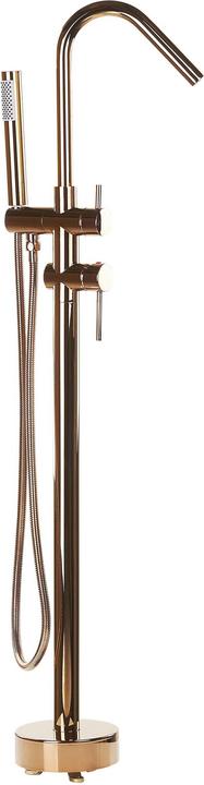 Actual product image Beliani Free-standing copper bath mixer VICTORIA