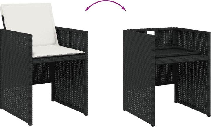 Produktbild vidaXL Garten Essgruppe (110 x 106 x 73 cm)