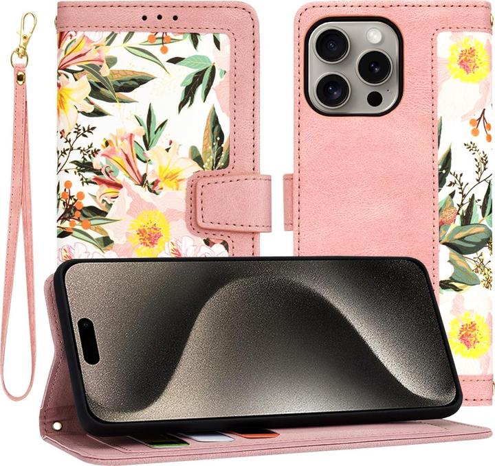 Produktbild Techsuit - FlipCraft - iPhone 15 Pro Max - Sweetheart Pink (Apple iPhone 15 Pro Max)