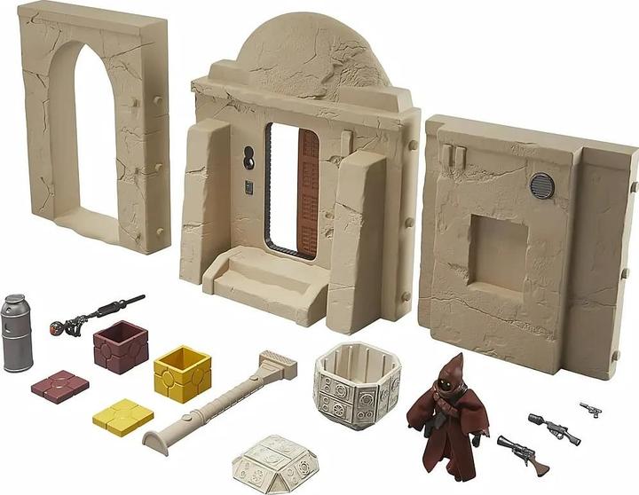 Produktbild Hasbro Star Wars Episode IV Vintage Collection Playset Streets of Mos Eisley mit Jawa Action Figure
