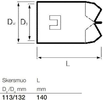 Actual product image Wavin DRAINAGE PLUG D113