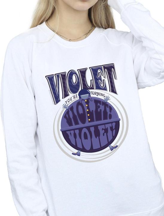 Image du produit Willy Wonka & the Chocolate Factory - Sweat VIOLET TURNING VIOLET - Femme (L)