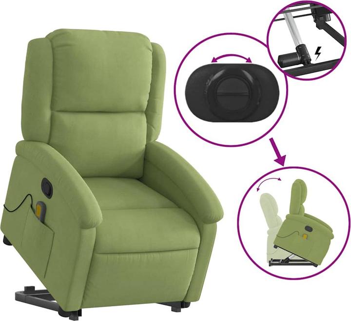 Image du produit vidaXL Massagesessel mit Aufstehhilfe