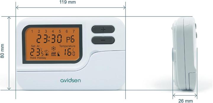 Produktbild Avidsen 103953 Chronothermostat