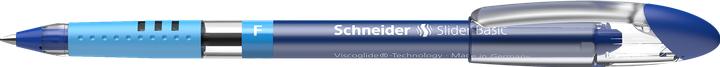 Immagine prodotto Schneider Biros Slider Basic 0,35 mm blu a prova di documento Colore del cilindro: trasparente (Blu, 1 x)
