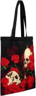 Immagine prodotto Puckator Borsa shopping con teschio e rose