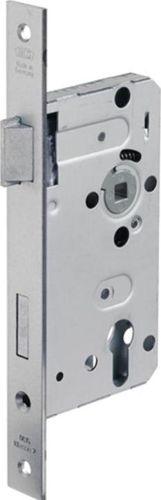 Actual product image BKS Room door mortice lock 0415 PZW 24/ 55/72/8 mm DIN left silver crowned class 2 zinc die cast