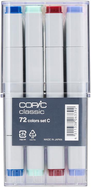 Image du produit Copic Marqueurs graphiques Classic Set C, 72 pièces (72x)