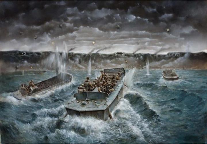 Actual product image Italeri LCVP with US Infantry
