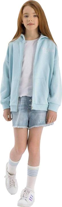 Produktbild Minoti Kapuzenpullover Mädchen Durchgehender Reissverschluss (110)