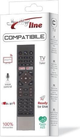 Actual product image GBC HTR-U27E ir+bt replacement remote control for HAIER TV (Device-specific remote control, Bluetooth, Infrared)