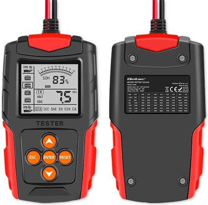 Produktbild Qoltec LCD-Digital-Batterietester