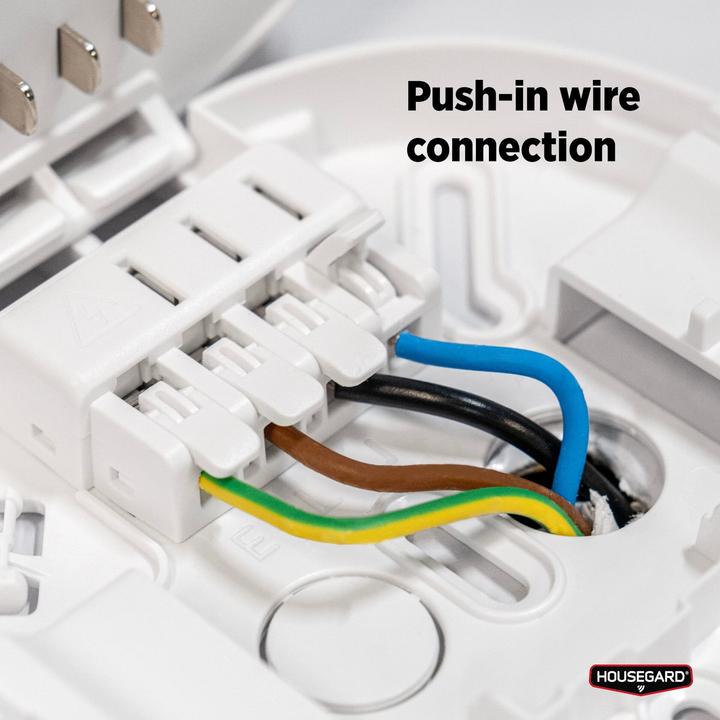 Actual product image Housegard Luma 230V rgalarm, inkl. 10-rs batteri