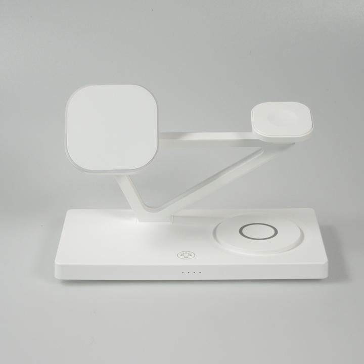 Produktbild PhoneLook 5 in 1 Magnetische Ladestation 15W Wireless Charging mit MagSafe Touch Control LED Nachtlicht (15 W)