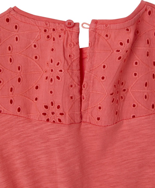 Actual product image Vertbaudet Mädchen Kleid mit Lochstickerei (98)
