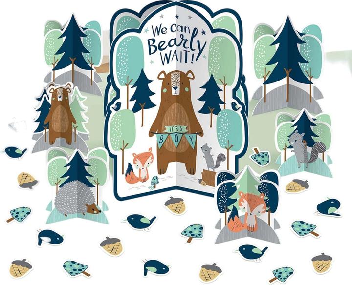 Image du produit Amscan - Décoration de table BEAR LY WAIT (8 pcs)