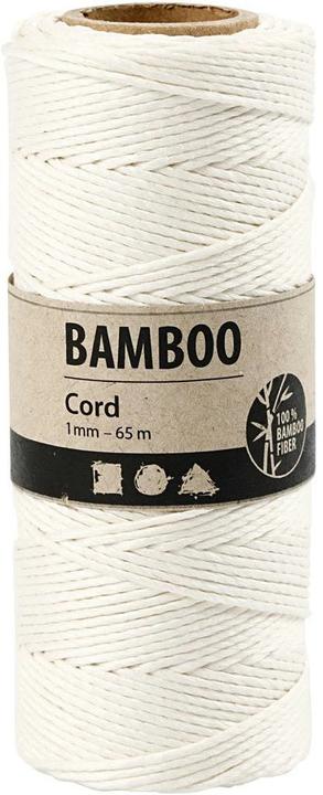 Produktbild Creativ Company Bambuskordel 1 mm, 65 m Olivgrün (65 m)