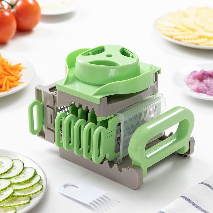 Image du produit InnovaGoods Râpe Mandoline Pliable 6 en 1 Choppie