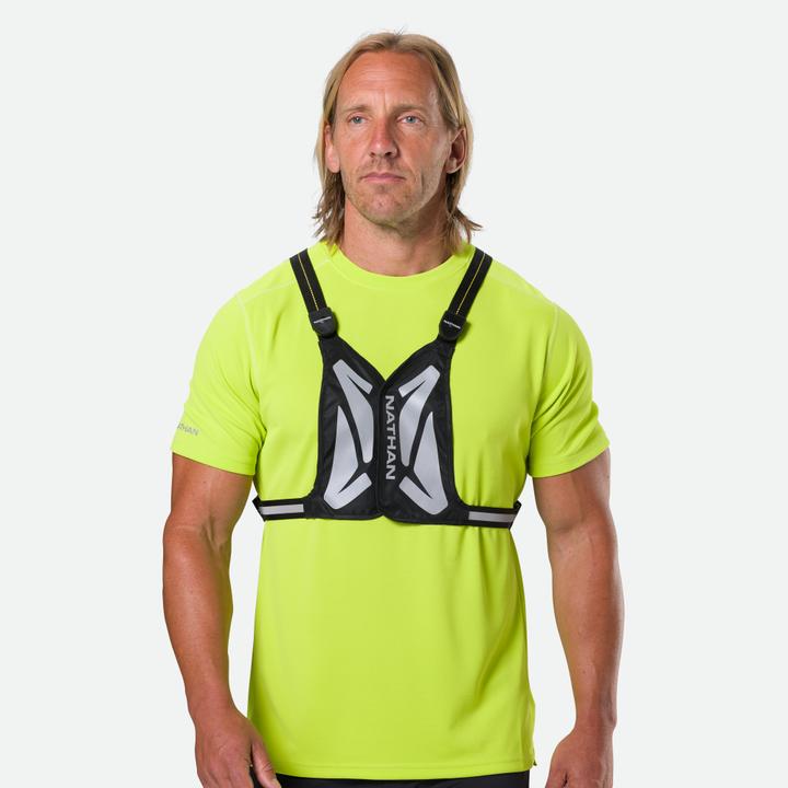 Produktbild Nathan Laser Light Web” running vest with reflective LED light (One Size)