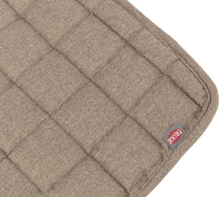 Actual product image Trixie Caliente lying mat, square, 60 × 50 cm, brown (Dog)