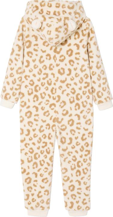 Produktbild Vertbaudet Schlafanzug mit Leo-Print und Kapuze aus Teddyfleece, Mädchen (92)