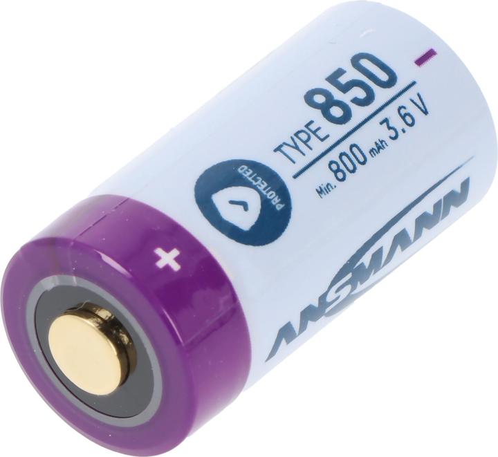 Actual product image Ansmann Battery 16340 850mAh 1 pc. (1 pcs., C, 850 mAh)