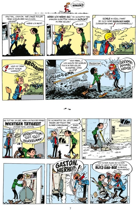 Actual product image Gaston Neuedition 1: Erste Katastrophen (German, André Franquin, 2019)