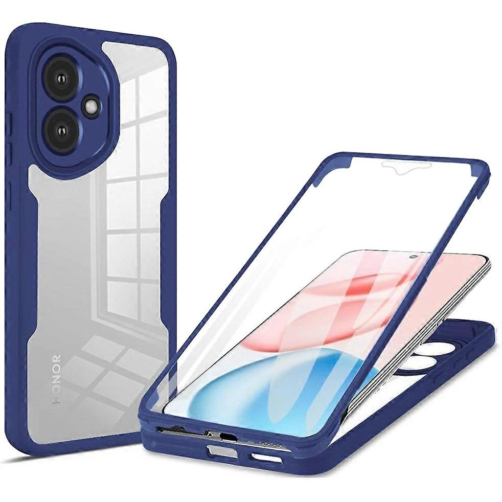 Techsuit - ColorVerse 360 Series + Screen Protector - Honor 400 - Blue (Honor 400), Cover smartphone, Blu