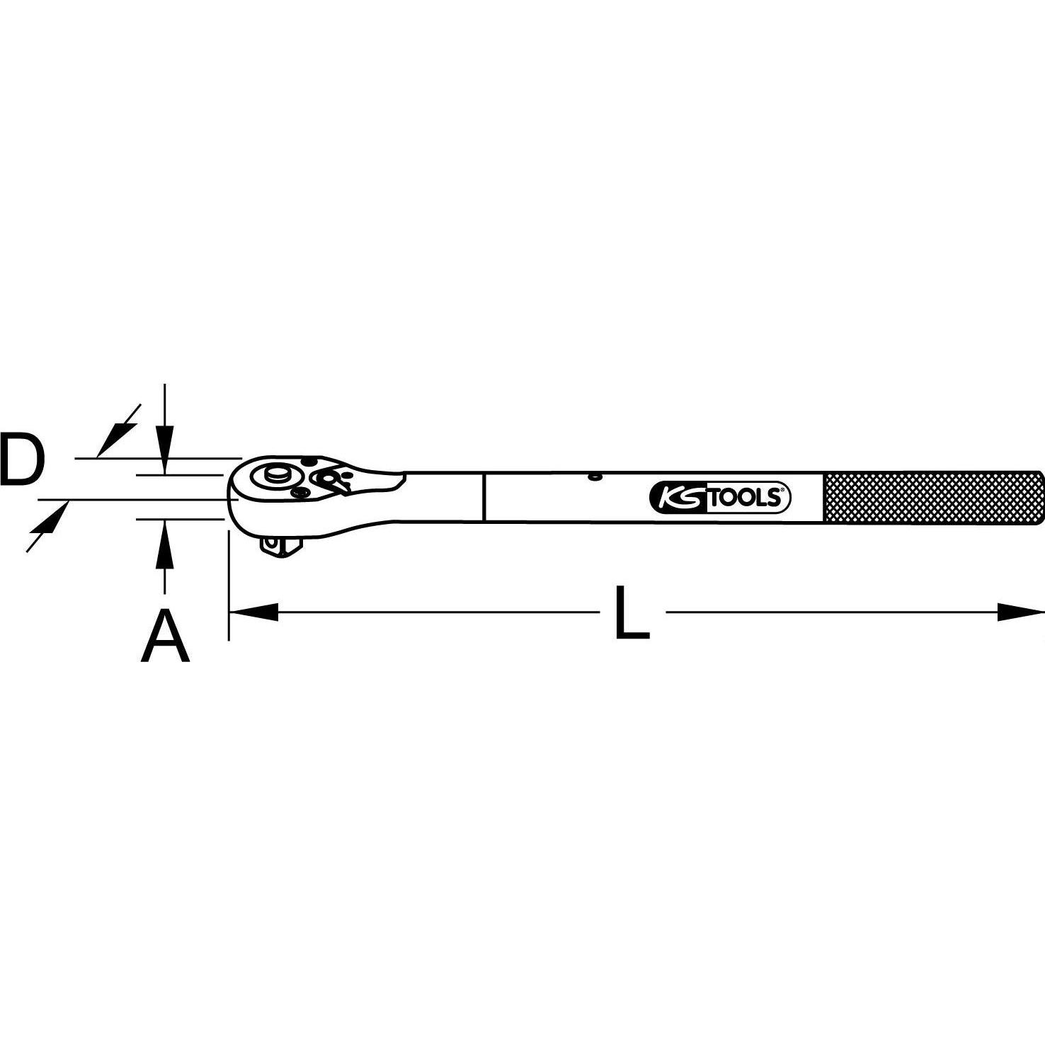 Thumbnail - KS Tools, Ratsche, 911.3490 (3/4")