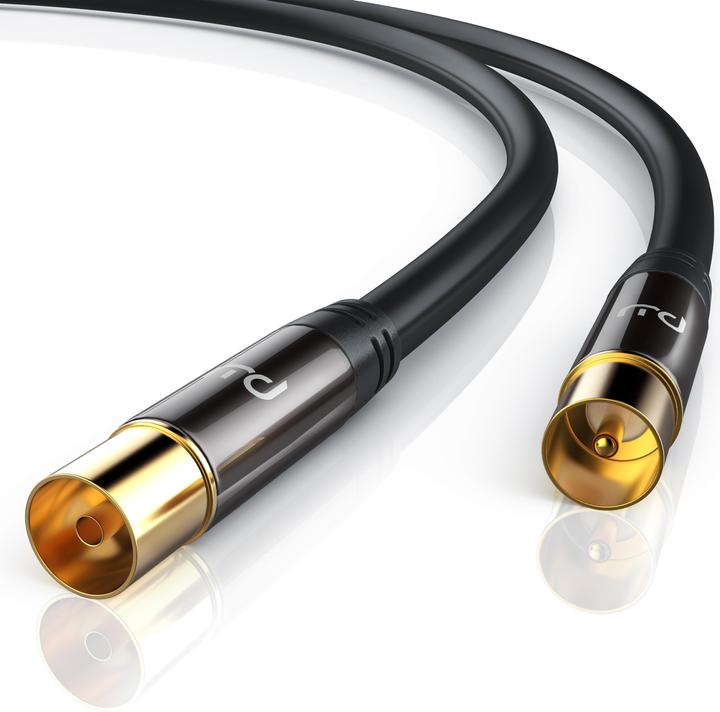 Primewire Premium Koaxialkabel (135 dB, Antennenkabel)