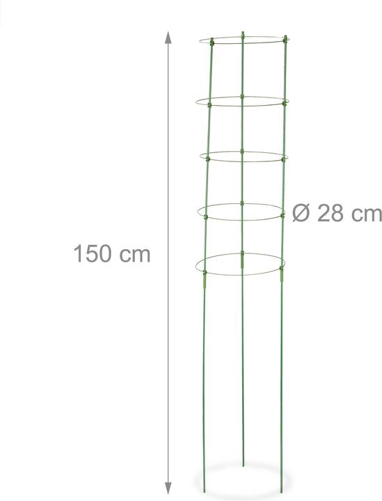 Immagine prodotto Relaxdays 2xsupporti-rampicanti (28 cm, 28 cm)