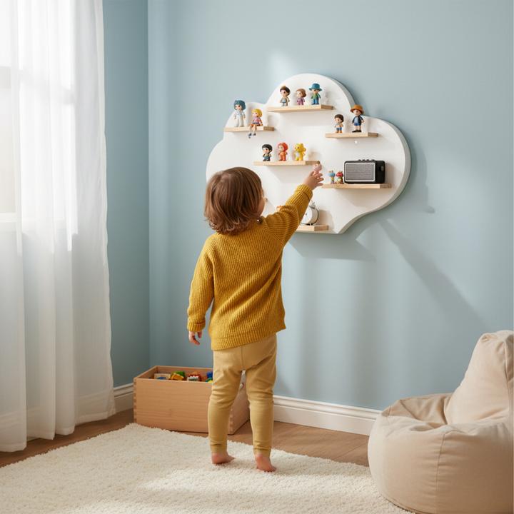 Actual product image Relaxdays Tonie shelf