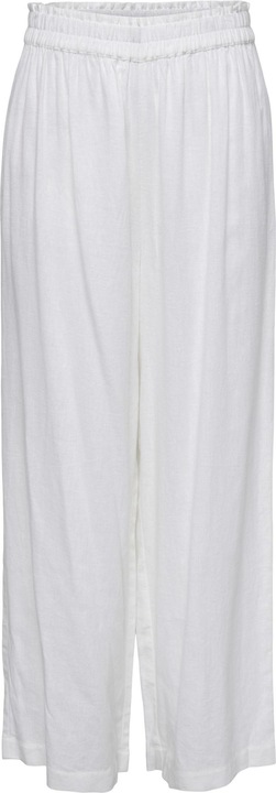 Immagine prodotto Only Pantaloni a vita alta in misto lino Pantaloni a gamba larga (L)