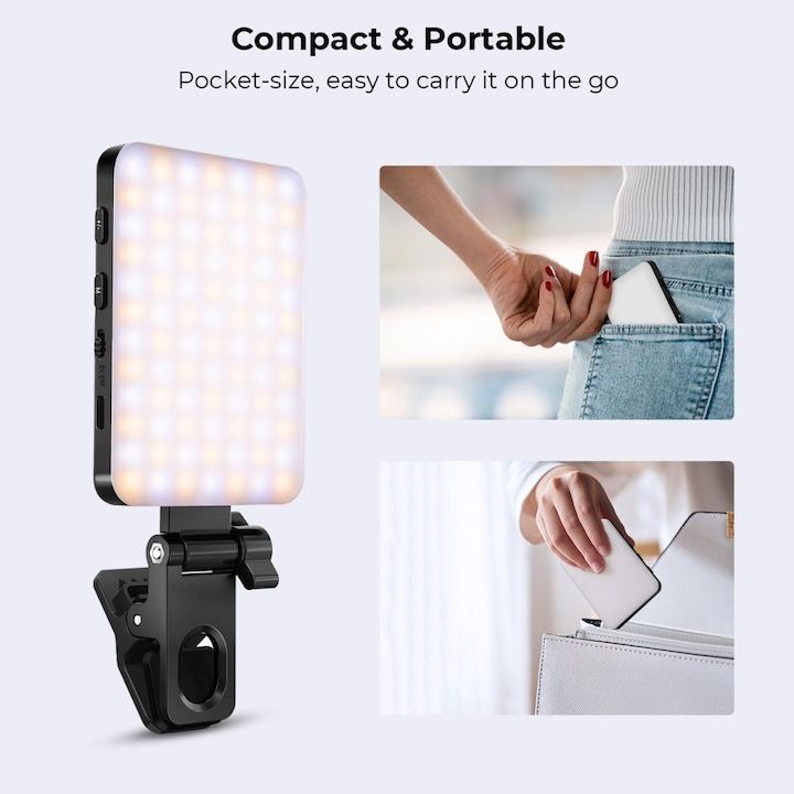 Produktbild K&F Concept LED lamp, 3000K-10000K, warm, cool and double-color light (Weitere Dauerlichter)