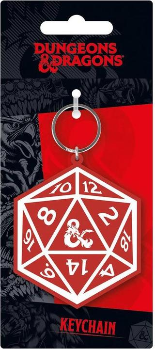 Actual product image Dungeons & Dragons Cube PVC key ring