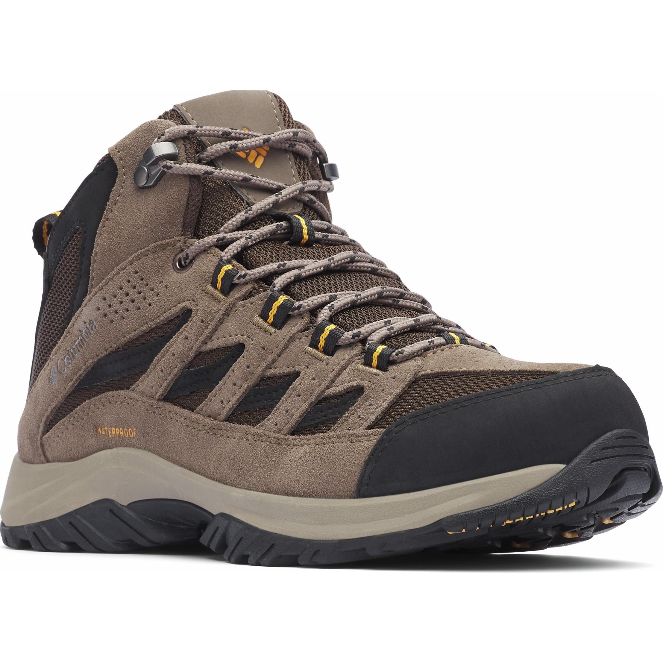 Columbia, Herren, Wanderschuhe, Crestwood Mid Waterproof (44.5), Braun