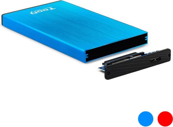 Produktbild Tooq Technology TQE-2527BL Speicherlaufwerksgehäuse HDD-Gehäuse Schwarz (2.5")