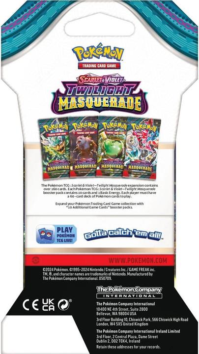 Productafbeelding Pokémon Twilight Masquerade (Engels, Booster Pack)