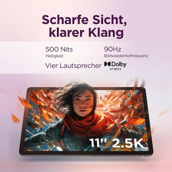 Actual product image Lenovo Idea Tab (WLAN only, 11", 128 GB, Luna Grey)