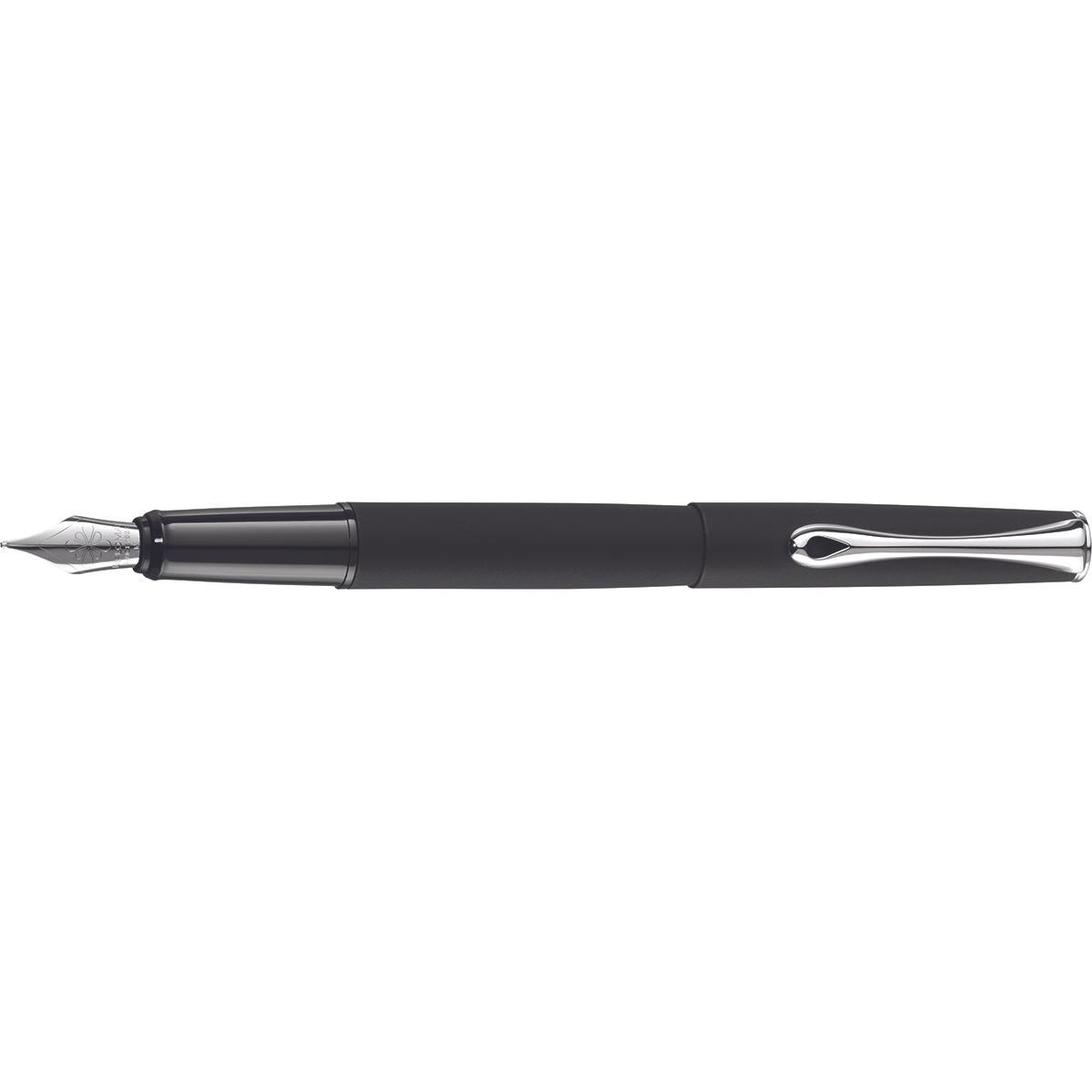 Diplomat, Schreibstifte, Füllhalter Esteem Lapis schwarz Edelstahlfeder F (Schwarz, 1 x)