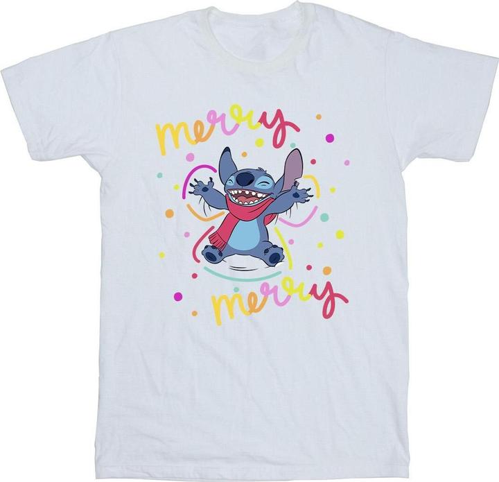 Produktbild Disney Lilo & Stitch Merry Rainbow TShirt Mädchen (140, 146)