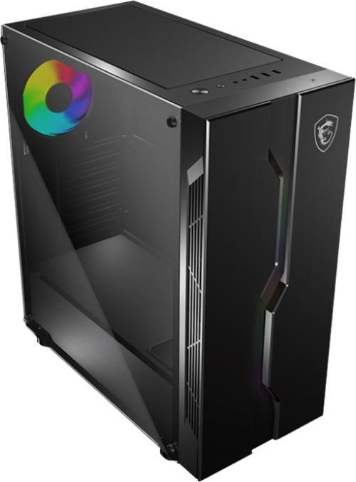 Immagine prodotto MSI MAG VAMPIRIC 010X Mid Tower Gaming Computer Case "Nero, 1x ventola ARGB da 120 mm, Mystic Light (ATX, Mini-ITX, mATX)