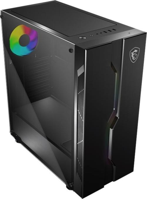 Productafbeelding MSI MAG VAMPIRIC 010X Mid Tower Gaming Computerkast "Zwart, 1x 120mm ARGB ventilator, Mystic Light Sync (ATX, Mini-ITX, mATX)