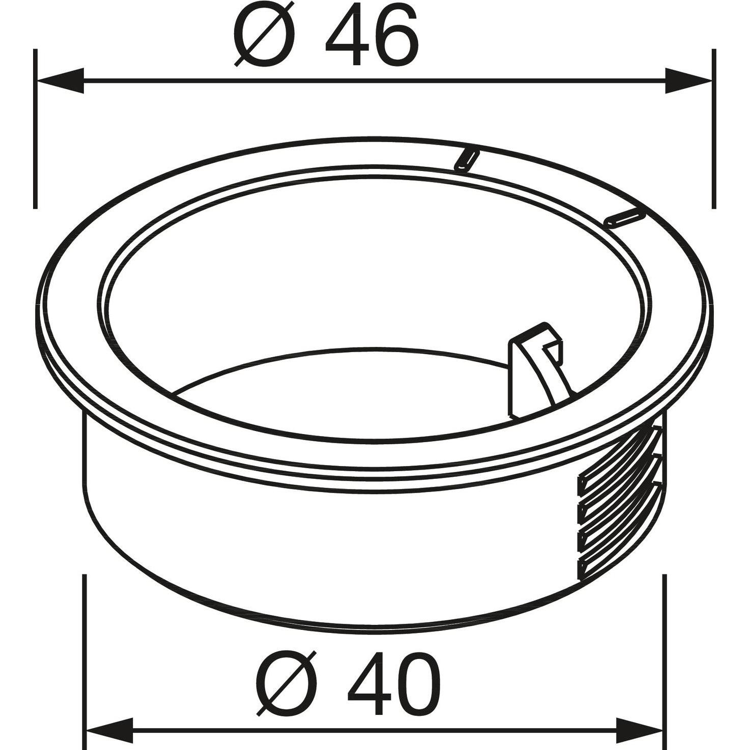 Thumbnail - Domus, Zubehör Beleuchtung, Einbaugehäuse Set zu Fernbedienung Call Me, Edelstahl Effekt