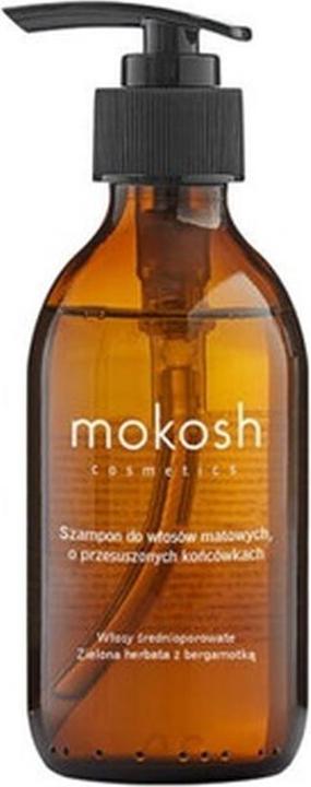 Immagine prodotto Mokosh Shampoo per capelli a media porosità con tè verde e bergamotto 200ml (200 ml, Shampoo liquido)