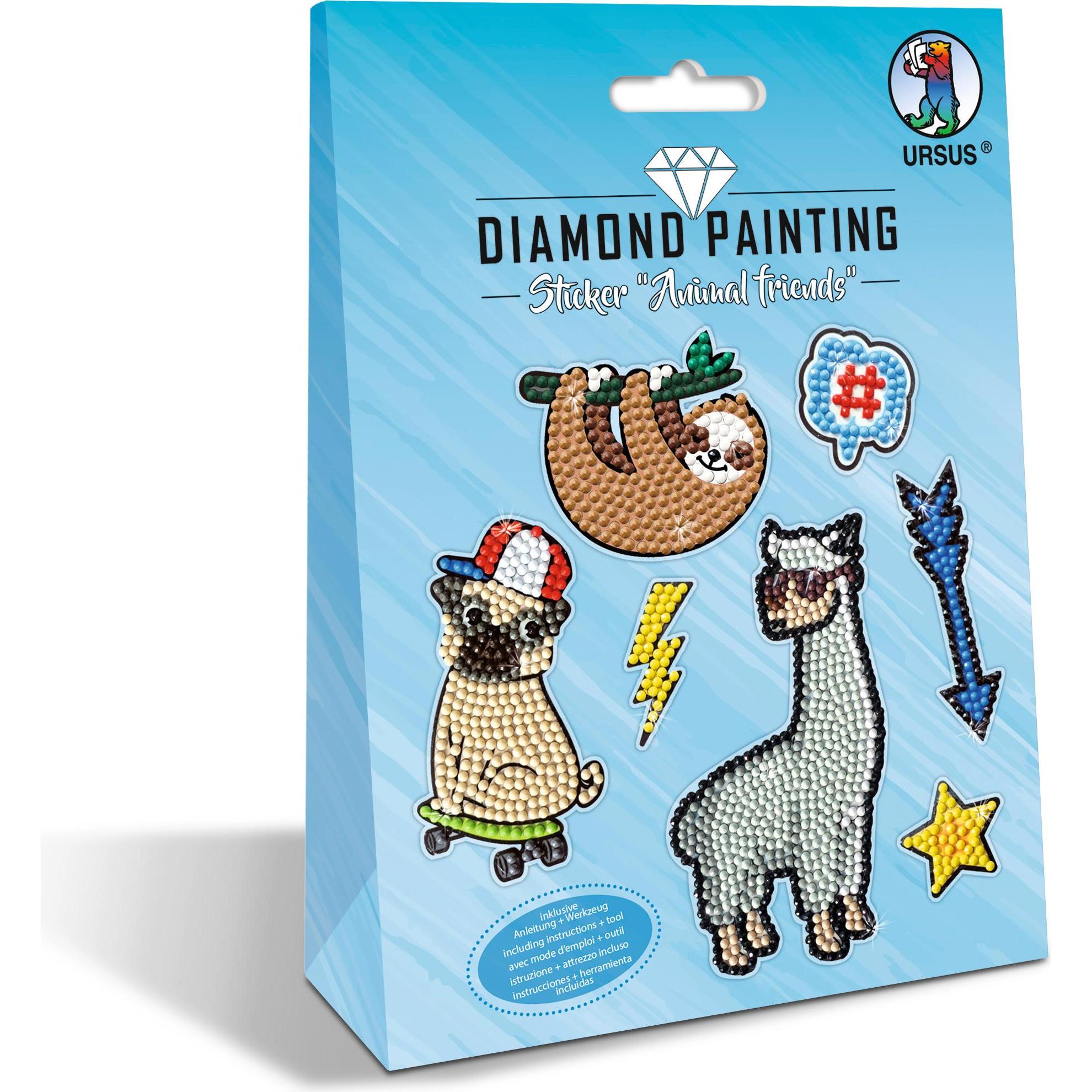 Ursus, Sticker, Motivsticker Diamond Painting Animal