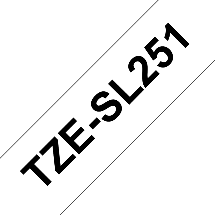 Produktbild Brother TZe-SL251 (2.40 cm, Weiss)