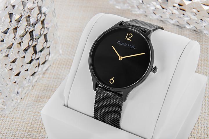 Produktbild Calvin Klein Timeless Mesh Damenuhr 25200004 + BOX